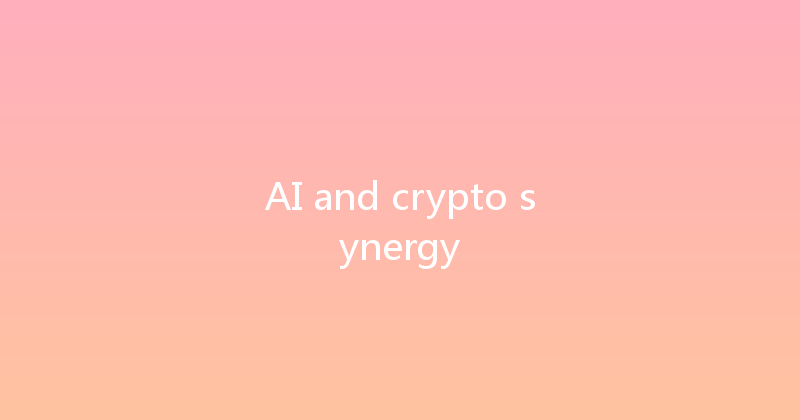 AI and crypto synergy 