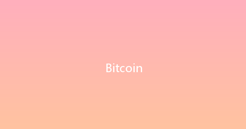 Bitcoin 