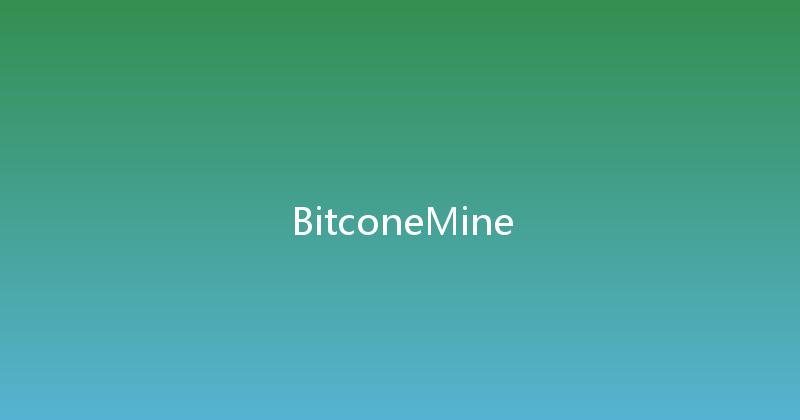 BitconeMine 