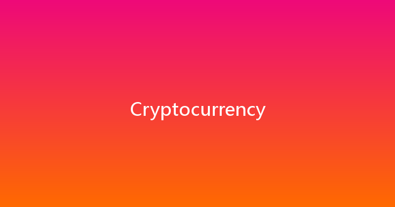 Cryptocurrency 