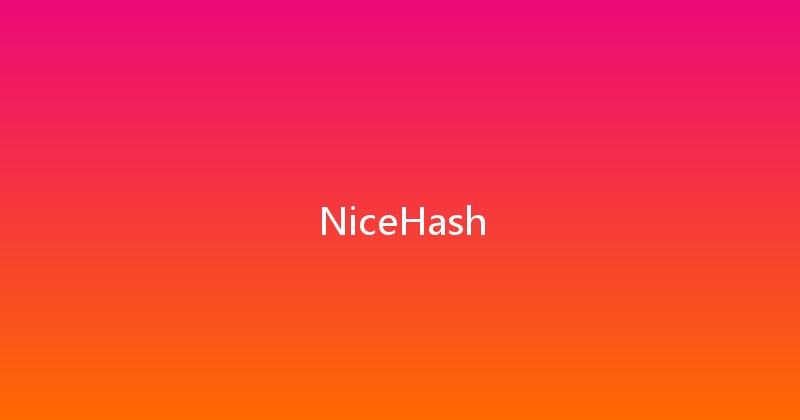 NiceHash 