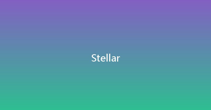 Stellar 