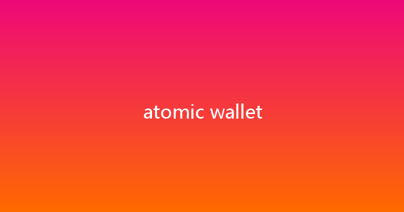 atomic wallet 