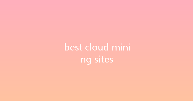 best cloud mining sites 