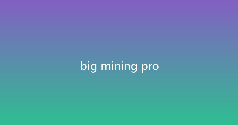 big mining pro 
