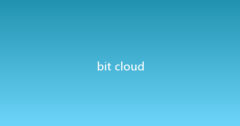 bit cloud 