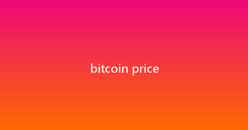 bitcoin price 
