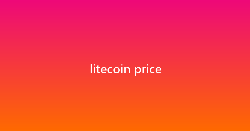 litecoin price 