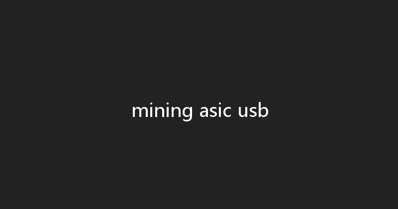 mining asic usb 