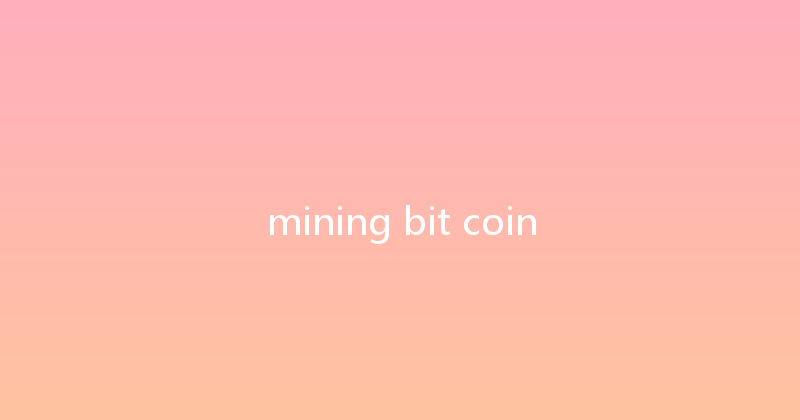 mining bit coin 