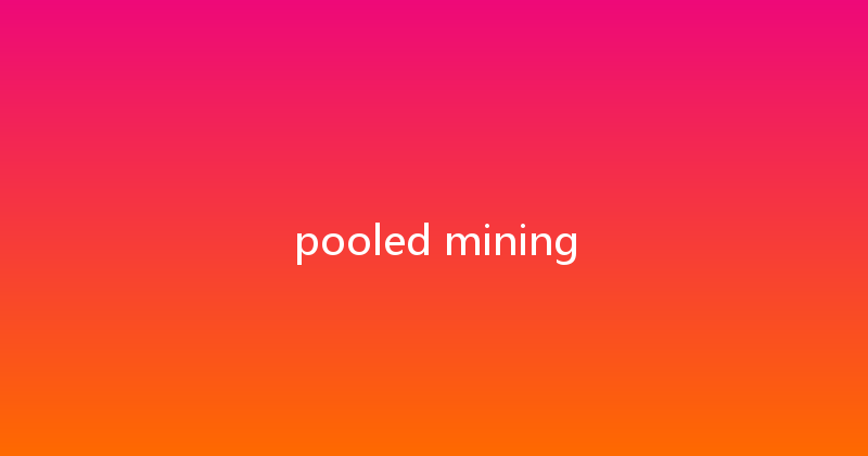 pooled mining 