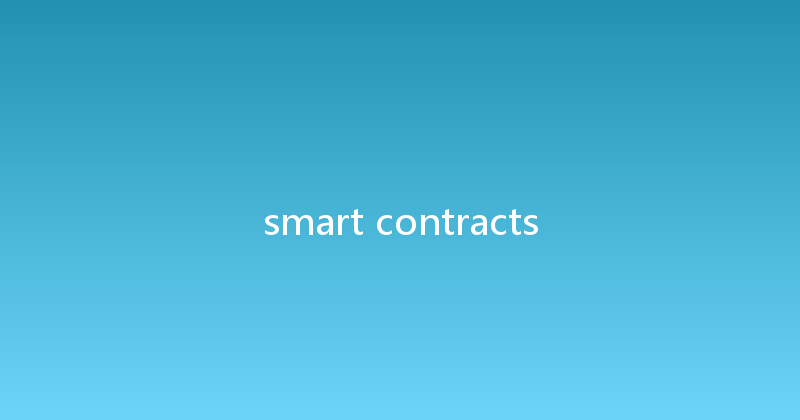 smart contracts 